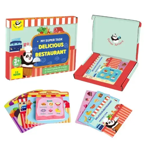 Delicious Restaurant Memory Match Board Game