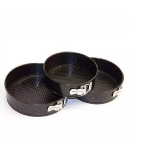 Round Cake Mould - 3 Pieces