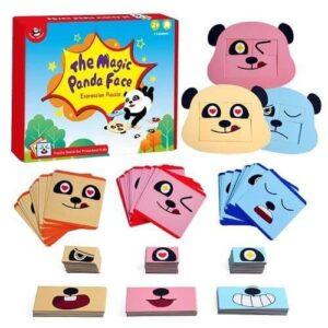 Magic Panda Face Expression Puzzle Game