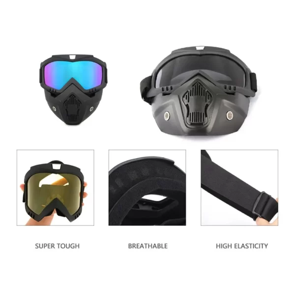 Halloween - Darth Vader Predator  & Functional Bikers Mask - Image 4
