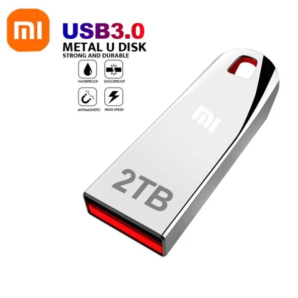 Original Xiaomi Metal Usb 2TB 3.0 Flash Drives High Speed Pendrive Usb Drive Portable SSD Memoria Usb Flash Disk TYPE-C Adapter